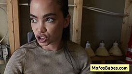 Sexy Brunette Girl Pay Her Gardener With A Wet Blowjob And Some Juicy Pussy Angelina Moon Logan Xander