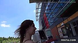 Perfect Czech teen seduced in the mall and penetrated in POV