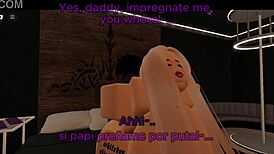 snowbunny de roblox engana a su novio con un bbc sesion con fans 1