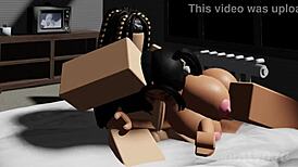 Prelepa cura sa savršenim sisama i velikom guzom jebana u motelskoj sobi 😍