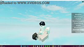 Deleg Fucks Tight Femboy In Roblox, Pounding Deep And Cumming On Ass