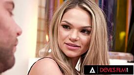 gorgeous babe athena faris fucked hard in swinger swap