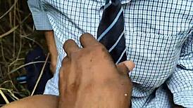 My Hot Indian College Girlfriend Fucked In Jungle