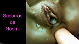 Fat pussy enjoys dildo orgasm and creampie!