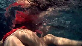 Russian teens Lilia and Natalia share underwater lesbian passion