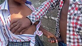 Exploring The Big Ass Of A Naughty African Milf