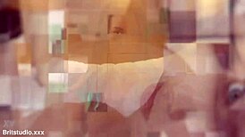 british teen 18+ casually sucks cock in a polo shirt outdoors