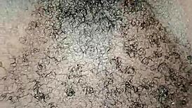 Husband fucks petite wife gently in missionary, cumming inside wet pussy.