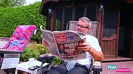 Fresh & Innocent - A Teen 18+ Babe Is Nailed Hard In The Familial Pool!