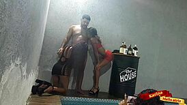 I ran into my ex and his girlfriend at a liberal party and we all fucked