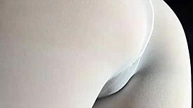 Milf With Big Firm Ass In White Pantyhose And Heels