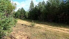 hot milf in nature in holey tights