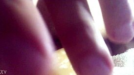 Anal dildo deep inside