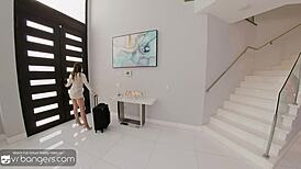 vr bangers with three hot babes fucking and sucking in an epic orgy 😈