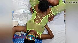 Latina BBW Prostitute Enjoys Oral Pleasure with Cum Dripping from Ass and Mouth