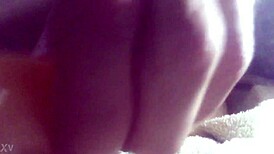 Anal dildo deep inside