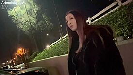 Artemisia Love's Seductive Outdoor Smoking Session: Hot or Just Relaxed?