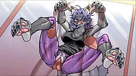 Garotas de academia train hard