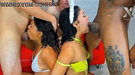 Latina Webcam Experts Suck Monster Cocks Without Hands