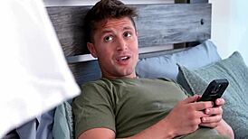 Stepbro cum going to haunt wet pussy with shy blonde deepthroat and creampie