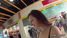 Perfect Czech teen seduced in the mall and penetrated in POV