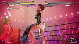 Intense Emotions in Lesbian Battle 12: Passionate Fingering, Fucking, and Squirting Scenes