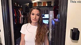 Blackmailing step-sister with virtual JOI after theft