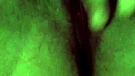 her pussy's swollen after rough fucking. did she get a creampie?