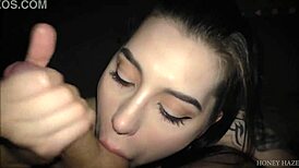 oh, this hottest brunette teen sucks pov