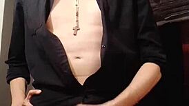 want to learn cum control in shirt masturbation?