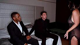 Watch La Sirena 69 Scream in Intense Interracial Threesome Sex Lesson!