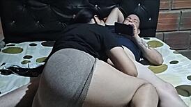 Pretty University Girl Enters Stepfather's Room