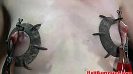 mouth gagged slut handling machine fuck