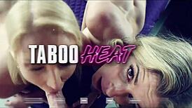 Rookie's initiation turns into airtight dp gangbang for coach's wife