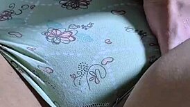 watching my wife rest, i couldn't help but masturbate while spying on her