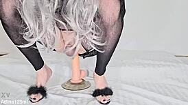 Adina125ml Overwhelmed by Intense Anal Toy Play