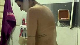 video call to neighbor while cuck is watching football