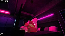 Fazendo um trabalho quente no Roblox