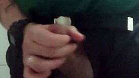 Security Guard Masturbates In Mall Bathroom