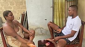 blowing a monster cock on her very first date