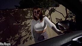 I encountered a tight pussy prostitute outdoors