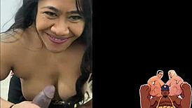 i watched polynesian bbw slut suck bbc then ride backstage