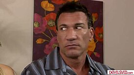 teen babysitter licked and fucked by boss