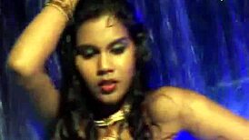seductive indian woman enjoying dance moments