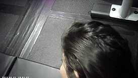 Glasses-Wearing Brunette Gets Pussy Pounded Hardcore