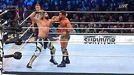 seth rollins vs austin theory vs bobby lashley survivor series 2022