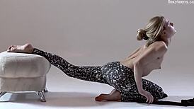 Russian hot hairy gymnast rita mochalkina spreading beaver