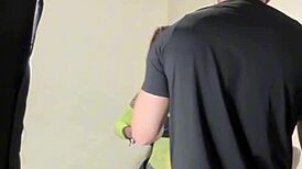 Nos bastidores com o carmona me fodeu gostosinho with big clit and wet pussy.