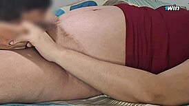 married housewife moans as cuckold sucks her, almost caught by son part 2