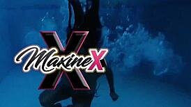 Scott Rhodes Cums on Maxine X's Tits After Intense Pussy Play